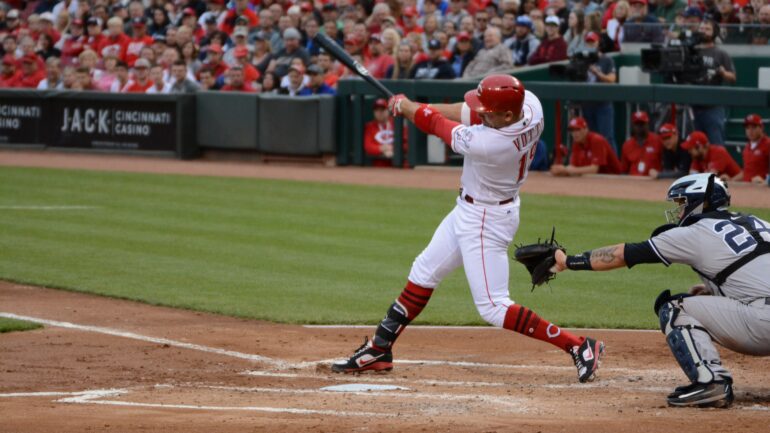 Canadian Joey Votto spent 17 seasons with the Cincinnati Reds before officially becoming a member of Blue Jays on March 10.