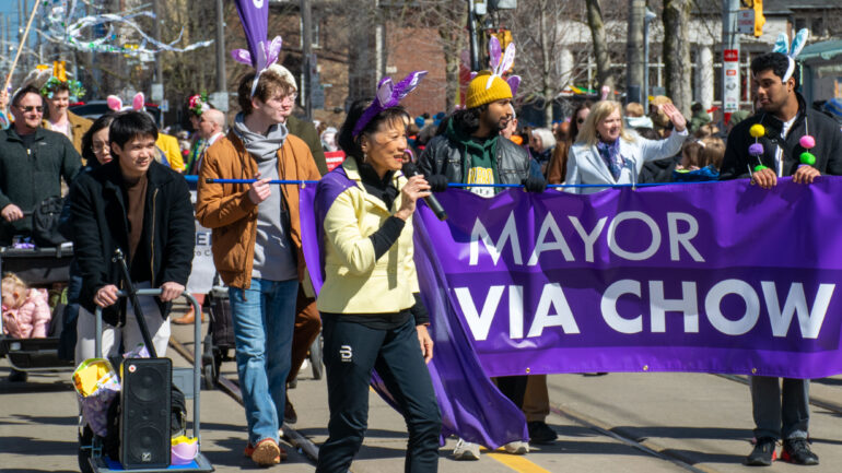Olivia Chow, Toronto Mayor, Easter parade