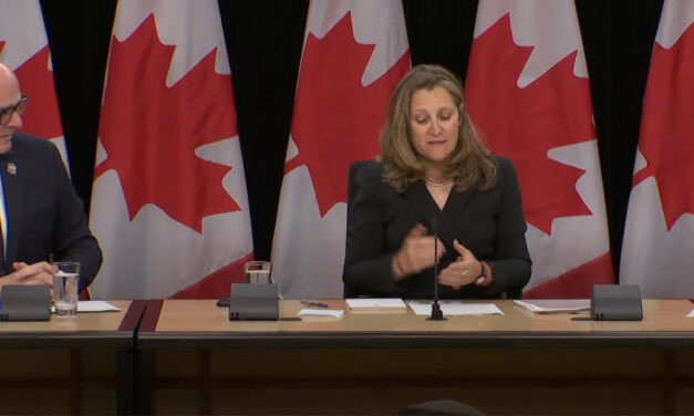 Freeland announces inflation decrease and healthcare boost in economic update