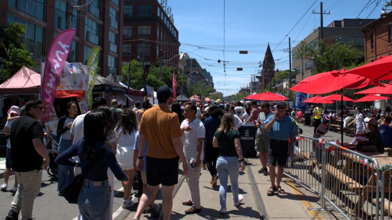 Thousands of people attended the event to experience Italian food, music and culture.